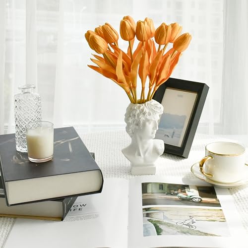 Image of Mandy's 12pcs Artificial Gold Tulips