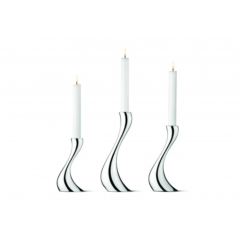 Georg JensenCobra Candle Holder Set, Small, Medium and Large Size