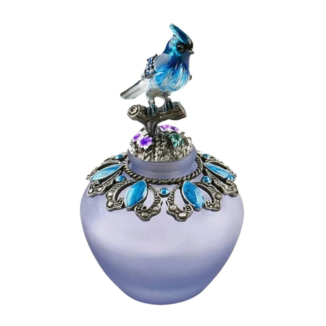Tragbare Parfüm-Sprühflasche, Parfümzerstäuber, nachfüllbare Flasche, Herzform, Metall, Glas, mehrfarbig, 5–40 ml