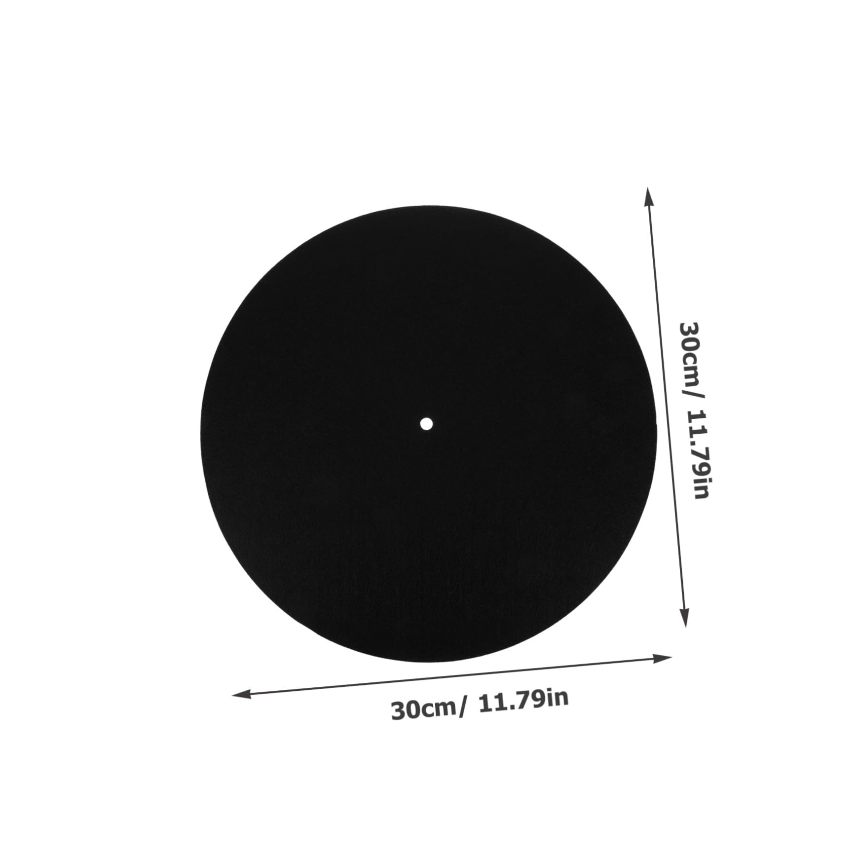 Toddmomy 6pcs Record Player Turntable Mats Vinyl Record Platter Mats Non-skid Anti-vibration