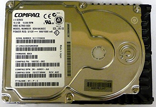 Compaq BD018635CC 18,2 GB HDD 10 K U SCSI3 ID8628 pour serveur