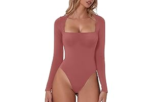 Women's Square Neck Bodysuit: Perfect for Fall Outfits