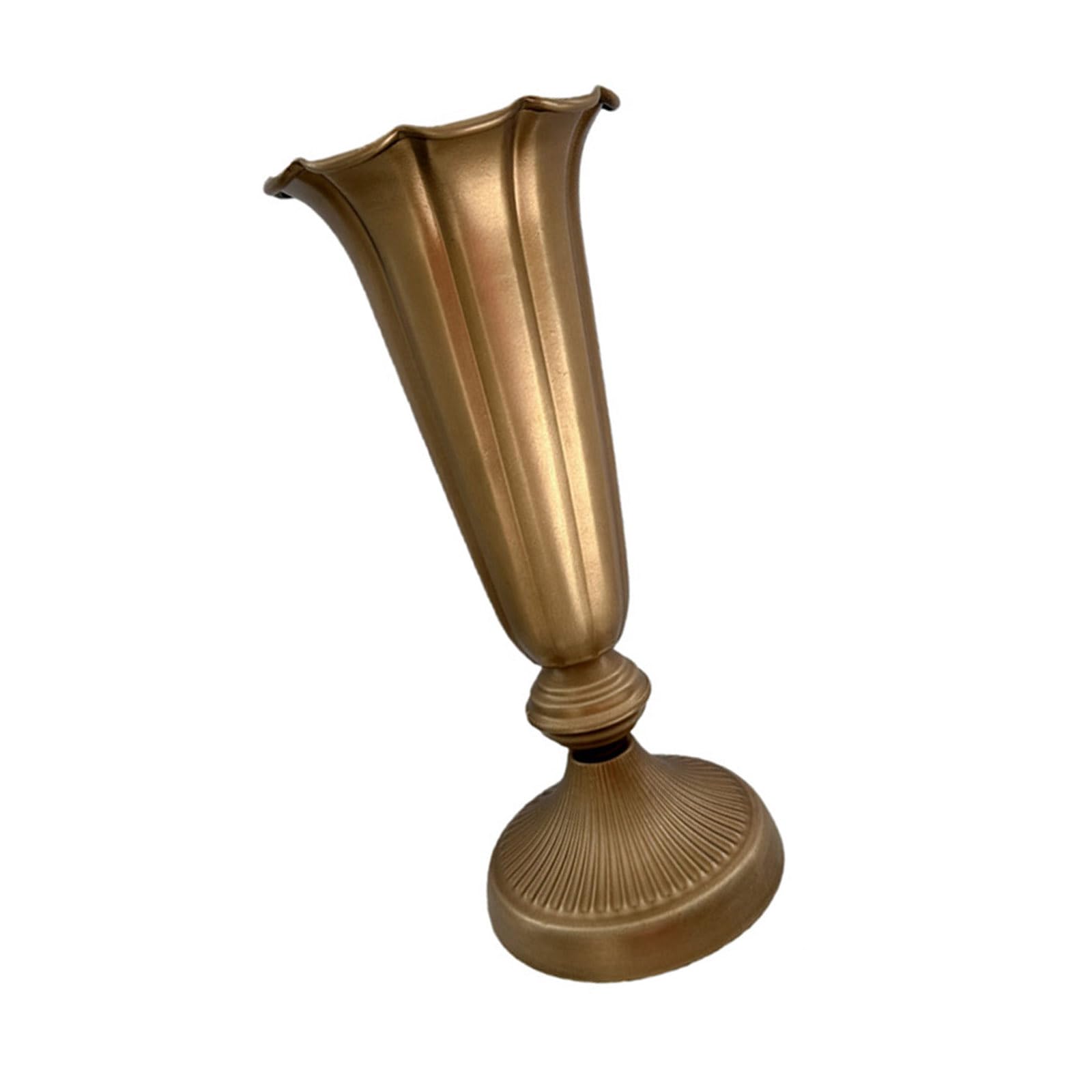 Metal Trumpet Vases for Wedding Table Centerpieces Decorative Flower Flower Arrangements Vase Home Decorations Wedding Centerpieces
