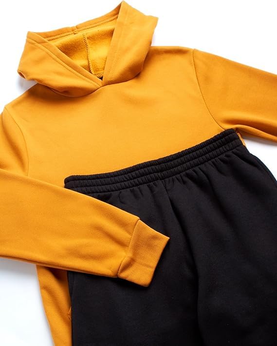 Image of Quad Seven Boys Sweat Suit Set - 2 Piece Soft Fleece Pullover Hoodies and Athletic Cargo Jogger Sweatpants for Boys (5-18)
