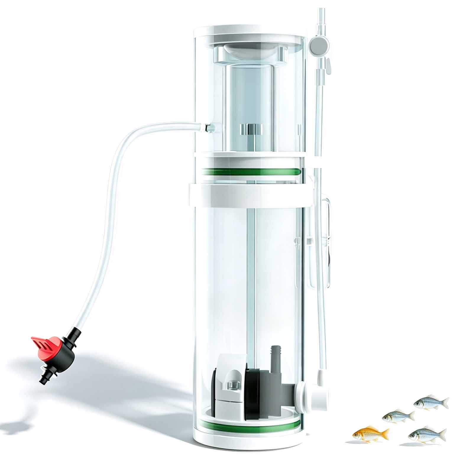 MRJYK Aquarium Surface Skimmer, Fish Tank Internal Protein Skimmer, Suitable Water Body 5l-40l/15l-90l, Water Level Adjustable, Knob Air Valve, Improvement Of Water Quality 15-90L