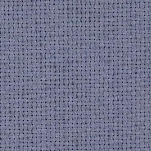 Image of KCS 16CT Counted Cotton Cross Stitch Aida Cloth Fabric (Light Steel Grey, 59 inch x 1 Yard)