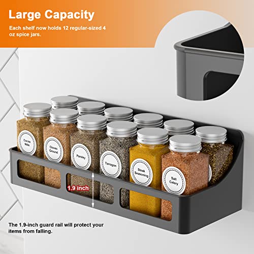 Spice-Rack-Magnetic-Spice-Rack-for-Refrigerator-2-Pack-Magnetic-Shelf-for-Spice-Jars-Strong-Magnetic-Fridge-Organizer-Spice-Rack-Organizer-Heavy-Duty-Seasoning-Rack-For-Kitchen-Organization Spice Rack Magnetic Spice Rack for Refrigerator 2 Pack Magnetic Shelf for Spice Jars Strong Magnetic Fridge Organizer Spice Rack Organizer Heavy Duty Seasoning Rack For Kitchen Organization