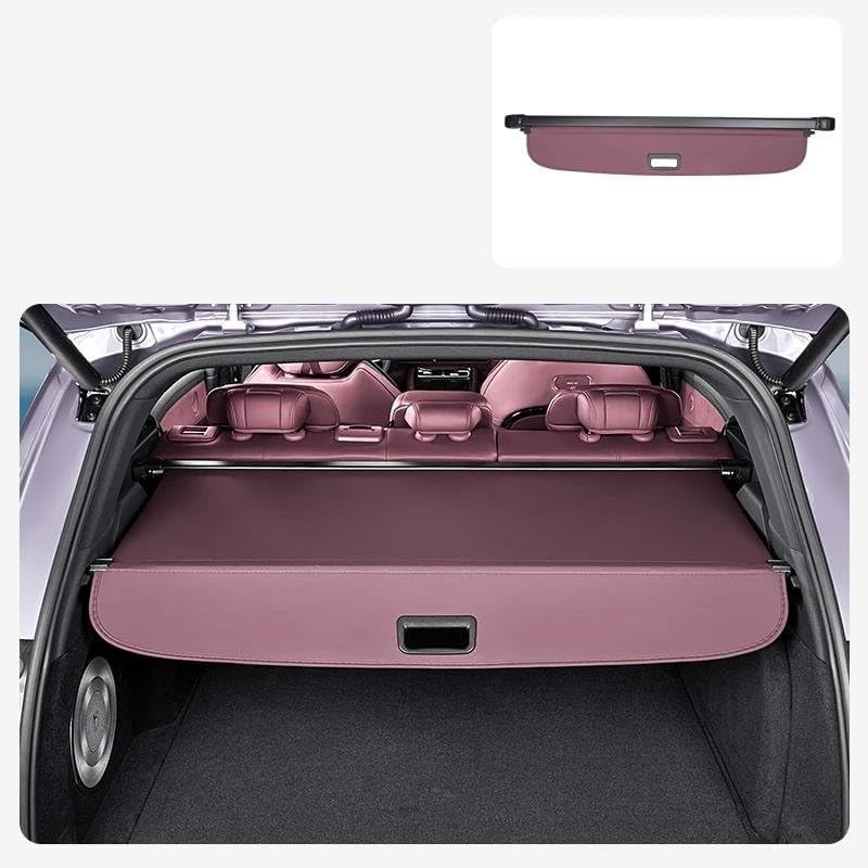 For Voyah Trunk Covering Curtain Diaphragm Storage Baffle Tail Box Special Sturdy Boot Cover(Purple)