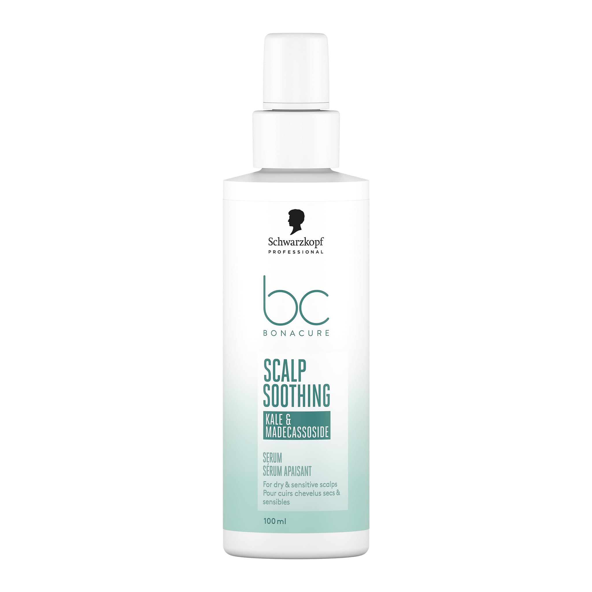 Schwarzkopf Professional Bonacure Soothing Serum Cuirs Chevelus Sensibles Complexe Superaliment Kale Et Madécassoside Formule Vegan Absorption Rapide Hydratant Nourrissant Anti Inflammatoire 100 ml