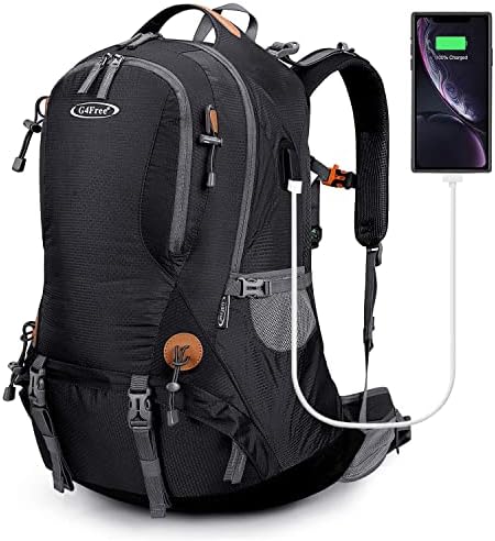 G4Free Sac à dos de randonnée imperméable de 50 l avec housse de ...