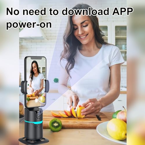 Support de téléphone avec suivi automatique rotation 360 sans application