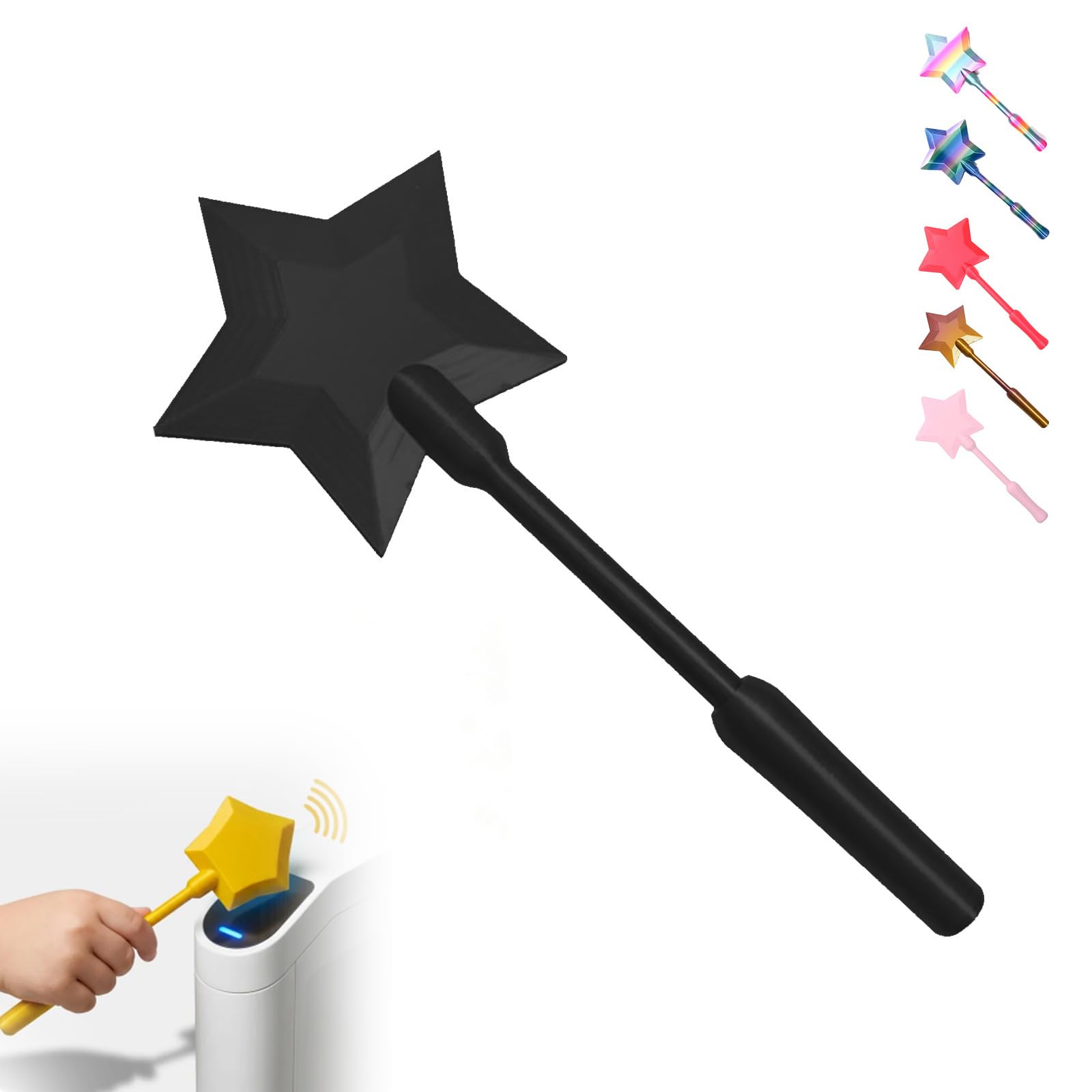 Credit Card Wand 3D Printed Tap-to-Pay Magic Wand for Contactless Payments - Perfect Credit Card Holder for Raves, Parties, Pranks, and Festivals (Red)