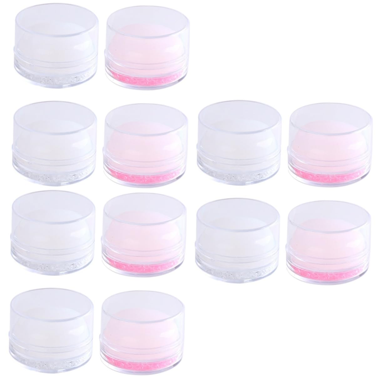 12 Pz Timbro Per Unghie Matrice Per Nail Art in Gelatina Kit Stampa Unghie Kit Di Ornamenti Stampini Per Unghie in Silicone Manicure Kit Per Unghie Gel Di Silice Ragazza Morire