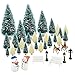 KBNIAN Weihnachten Mini Modell Ornamente 36 Stück Xmas Style Miniatur Ornamente Kits Klein Tannenbaum Weihnachtsfiguren Deko Ornament für Home Garden Tischdeko Schaufenster Klein 3 günstig Kaufen-KBNIAN Weihnachten Mini Modell Ornamente 36 Stück Xmas Style Miniatur Ornamente Kits Klein Tannenbaum Weihnachtsfiguren Deko Ornament für Home Garden Tischdeko Schaufenster
