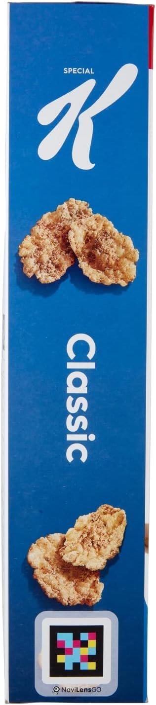 12x Kellogg’s Special K Classic knusprige Getreide-Flakes mit Vollkornweizen – ballaststoffreiche Frühstückscerealien – natürlicher Genuss ohne künstliche Farb- und Aromastoffe 450g