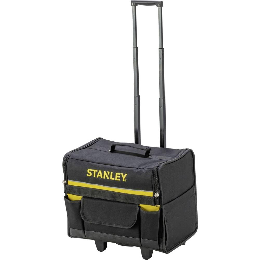 Stanley 1-97-515 - Bolsa Rígida con Ruedas, 44.5 x 25.5 x 42 cm, Negro / Gris