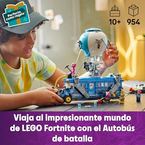 LEGO Fortnite Autobús de Batalla - Vehículo del Videojuego con 9 Minifiguras de Personajes y Accesorios - Regalo Gamer para Niños y Niñas de 10+ Años y Adolescentes - Juguetes de Navidad 77073 4 Lego Fortnite Autobús De Batalla - Vehículo Del Videojuego Con 9 Minifiguras De Personajes Y Accesorios - Regalo Gamer Para Niños Y Niñas De 10+ Años Y Adolescentes - Juguetes De Navidad 77073