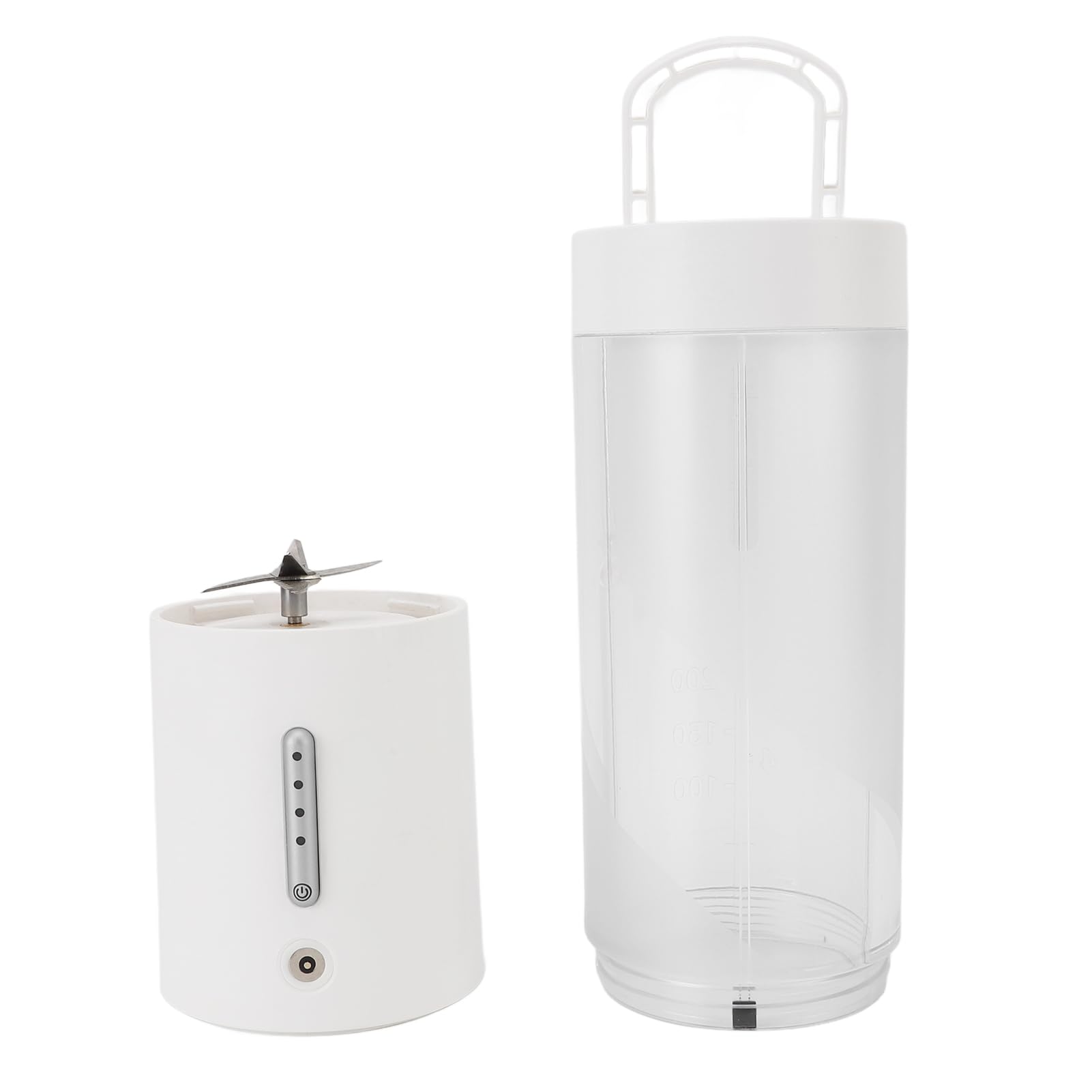 Mélangeur portable 6 lames Mini mixeur rechargeable USB 450 ml Tasses de mixeur électrique Mélangeur portable pour smoothies pour cuisine bureau utilisation extérieure PC ABS