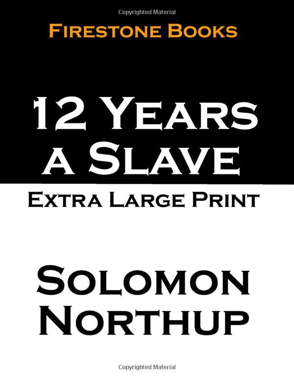 12 Years a Slave: Extra Large Print