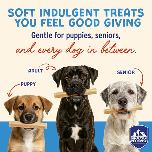 Image of Himalayan Dog Chew Yogurt Sticks, Probiotic Dog Treats, Strawberry 5 Treats