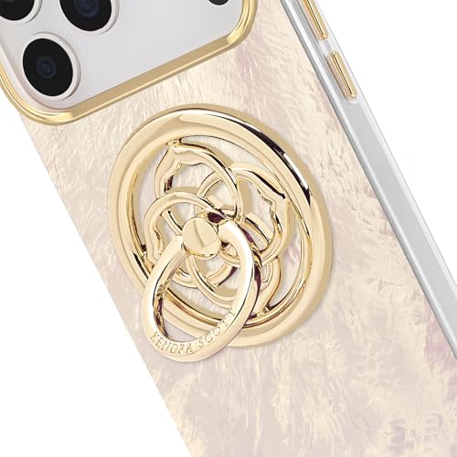 Kendra Scott Magnetic Phone Ring Grip with Stand - Removable and Collapsible - Gold Medallion by Kendra Scott - Used condition - US$40.05