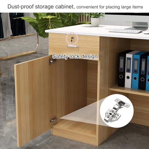 Comptoir de caisse de vente au détail moderne petit modèle pour magasin