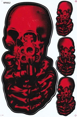 Skull Sticker Racing Car Motorcross Decal Motorcycle Truck Graphic Logo Bicycle Bike Stickers