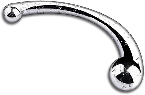 Pure G Spot Metal Wand Anal Prostate Massage Stick Polished Steel Massager Hard Dildo 692 G