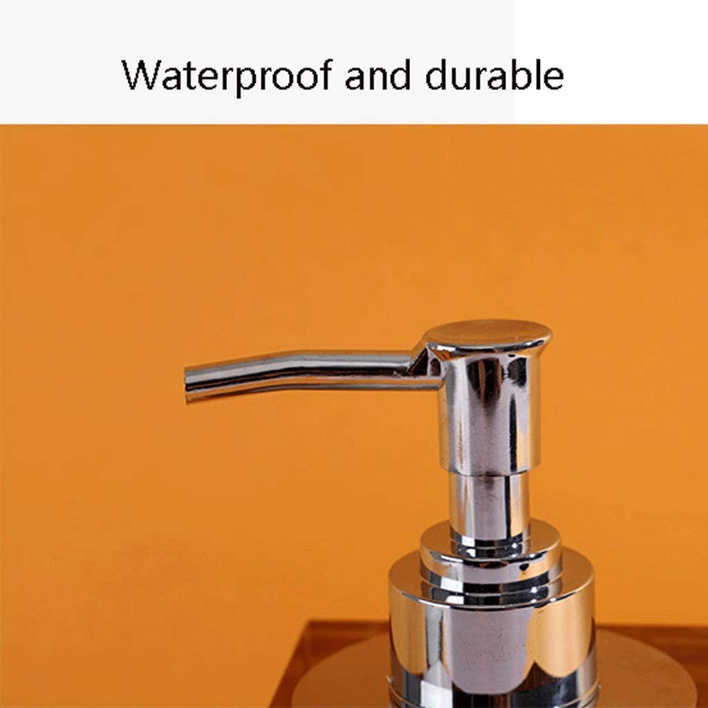 Nachfüllbare Seifenspender Seifenspender mit Pumpe Arbeitsplatten Handpresse Typ Seifenlotionspender Küchenspüle Nachfüllbare quadratische Lotionflasche Für Küchenbad