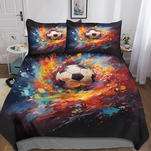 Parure de lit foot fermeture éclair 200x200 pour literie double