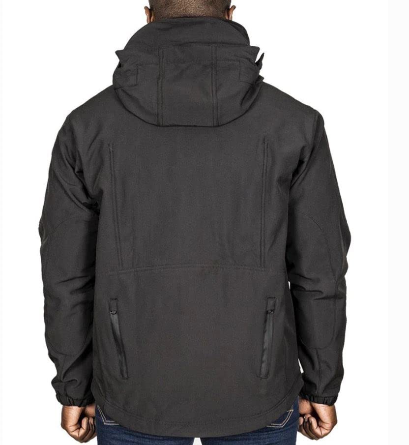 Tradecraft Tactical Jacket 2.0 - Mens EDC/CCW Ready - 10 x 12 Pouch Front & Back2