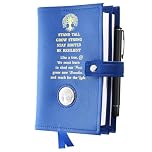 LParkin Double AA Big Book Cover with Coin Holder, PU Leather AA Book Covers for Hardcover, Fits AA Big Book and 12 Steps & 12 Traditions, Premium Design Like a Tree Cover