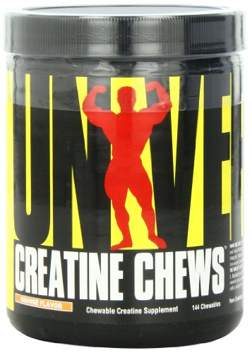 Universal Nutrition 100% Pure Creapure Creatine Monohydrate Chews Orange 144 Count