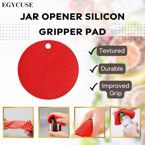 Tyba Dolphin 1976 Jar Opener Bottle Opener For Elderly Sufferers Children Weak Hands Seniors With Arthritis Can Opener Jar Lid Opener Jar Gripper Pad Silicone Handle 5-In-1 Multi-Functional 3 Pc Set thumb #3