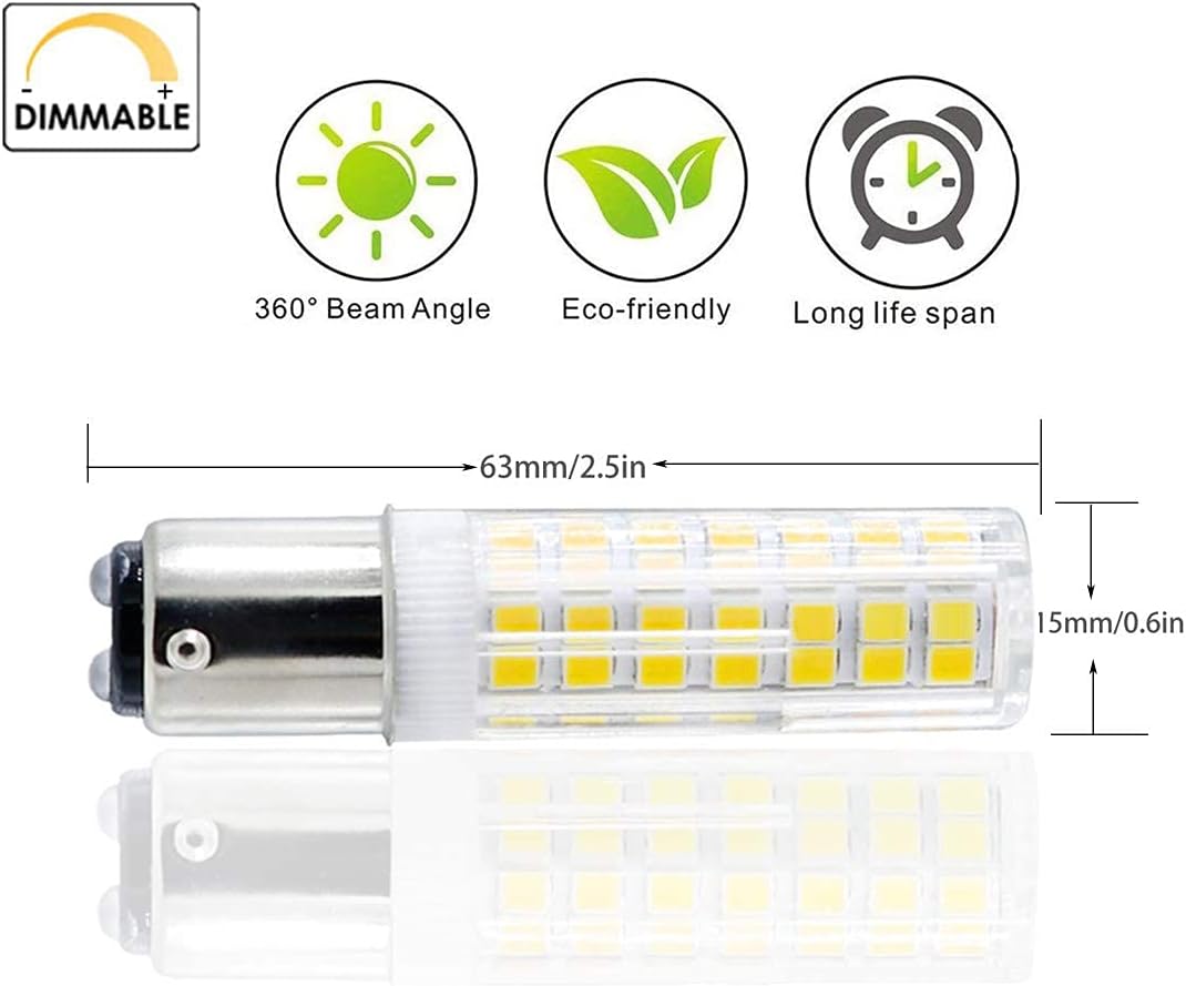 50% Off Discount BA15D LED Bulb, Dimmable BA15D LED Light Bulb, 60W Halogen Bulb Equivalent, 6W, AC120V, Double Contact Bayonet Base (White6000K, 4) … Buy 1 get 1 BA15D LED Bulb, Dimmable BA15D LED Light Bulb, 60W Halogen Bulb Equivalent, 6W, AC120V, Double Contact Bayonet Base (White6000K, 4) …