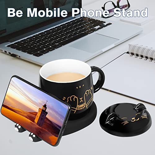 Pusee Mug Warmer,Coffee Warmer For Desk Coffee Cup Warmer Auto Shut Off,Smart Candle Warmer With 3 Temp Settings,Electric Beverage Warmer Plate For Coffee,Cocoa,Tea,Water And Milk (Not Include Cup) #TOP5