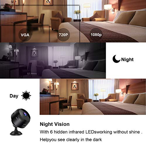 Kkeep Câmera espiã 1080p gravador de vídeo sem fio IP mini câmeras câmera oculta câmera ultra pequen