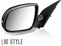 Vista 75 de DNA Motoring OEM-MR-KI1320218 Heated Powered Adjustment Left Driver Side Door View Mirror Compatible with 2018-2020 Rio