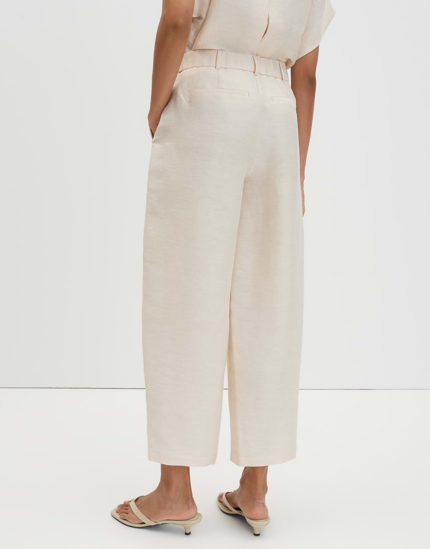 someday Damen City Pants | CISILIA Barrel Linen City Pants im Barrel Fit