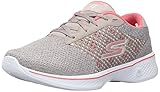 Skechers Performance Women's Go Walk 4 Exceed Walking Shoe, Taupe/Coral, 8 M US