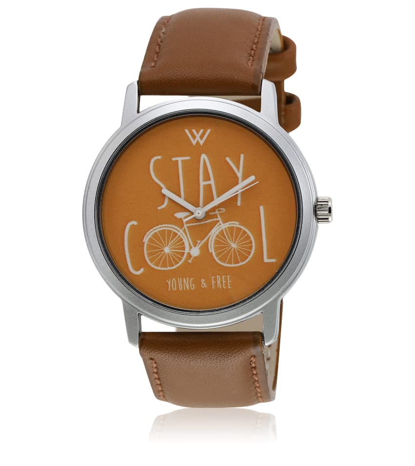 Walrus Beige Dial Analog Leather Strap Wrist Watch for Men - Stylish Brown Leather Strap, Professional & Casual Use- Old Money Style Mens Wrist Watch for Gift, Versatile Use, 40mm Case Size (B0B1QRVLGF) Amazon Price History, Amazon Price Tracker