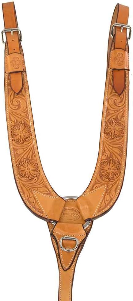 Teskey's Floral Tooled Pulling Collar