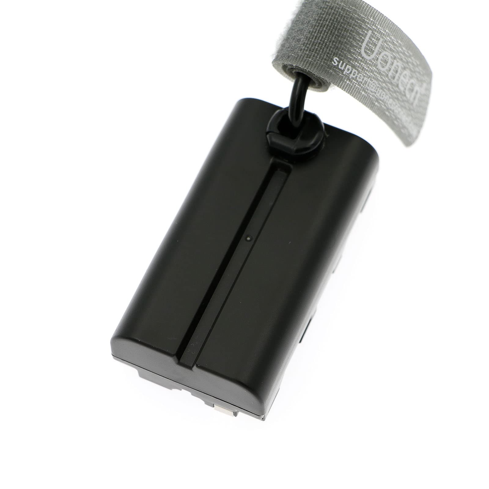 Uonecn D-Tap zu NP F550 Dummy Batterie Spulenkabel Stromkabel Adapter Kompatibel für Sony NP F550|F570|F970 |Atomos Ninja V Monitor (Spiralkabel)