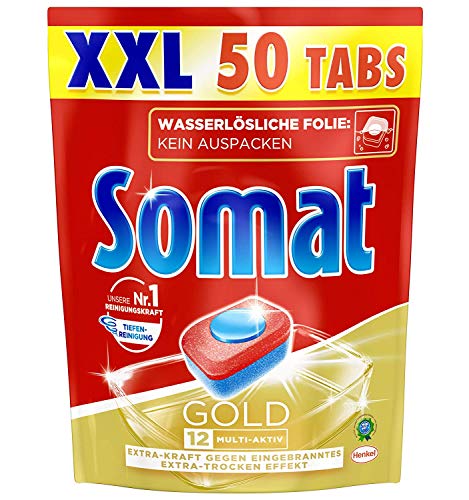 Somat GOLD 12 MULTI-ACTIV vaatwasserabs 50 st.