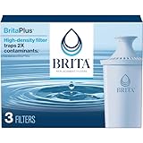 BritaPlus Water Filter, High Density Replacement Filter for Pitchers and Dispensers, Made Without...