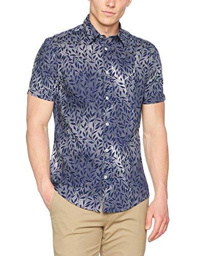 Ben Sherman SS Linear Floral Print Camicia Casual
