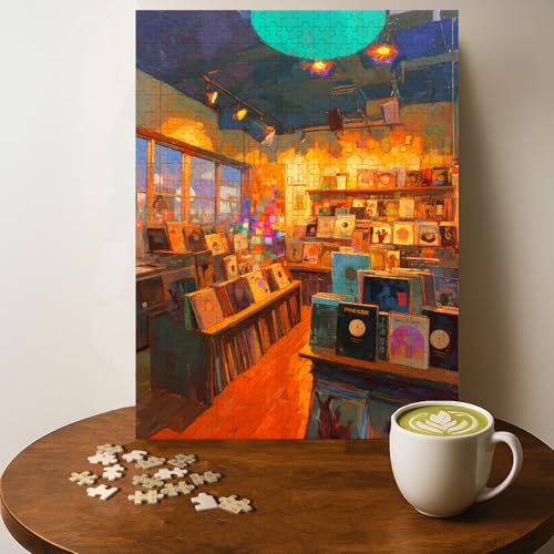 Casse-tête Magasin Disques Vinyle 500 Pièces 20x15po