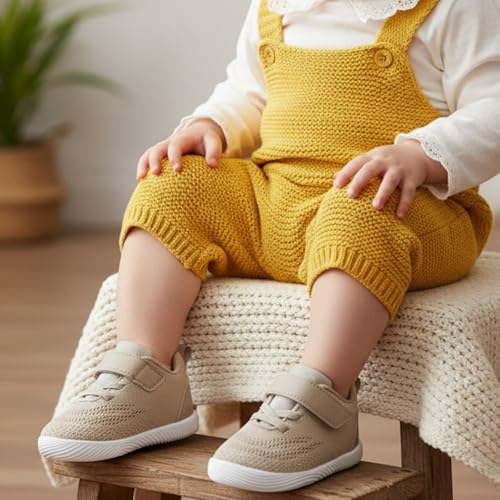Image of MORENDL Toddler Sneakers Baby Boys & Girls Barefoot Shoes Lightweight Breathable Walking Running Tennis Athletic Sport Shoes