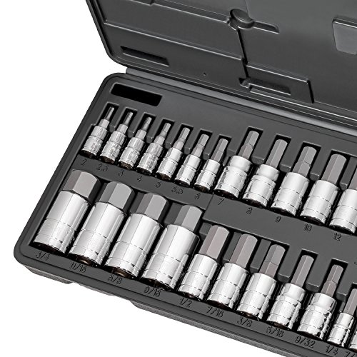 CARBYNE 33 Piece Master Hex Bit Socket Set, S2 Steel Bits | SAE & Metric - Thumbnail 3
