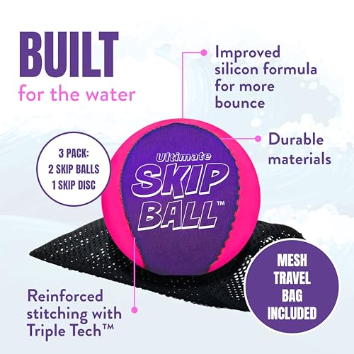 image for Activ Life Ultimate Skip Ball Fun - Squishy Beach Balls & Best Outdoor